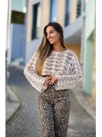 Top em croché