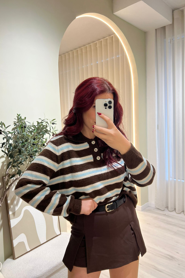 Saia-Calção Castanho