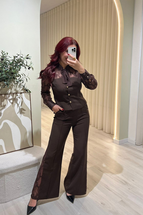 Calça Flare ELLI WHITE