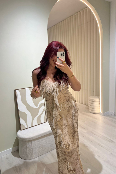 Vestido Velvet Pérola