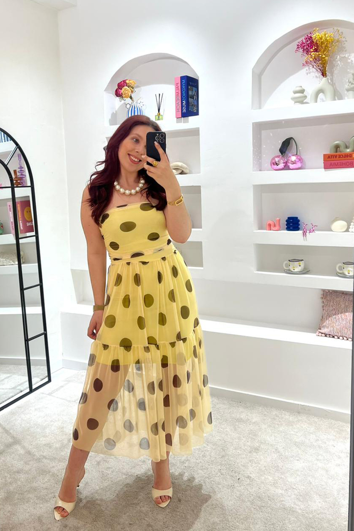 Vestido Sevilha Amarelo