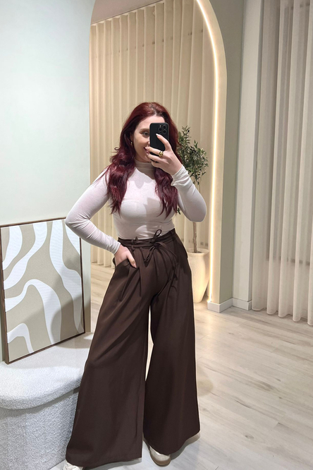 Pantalonas Safira Castanhas