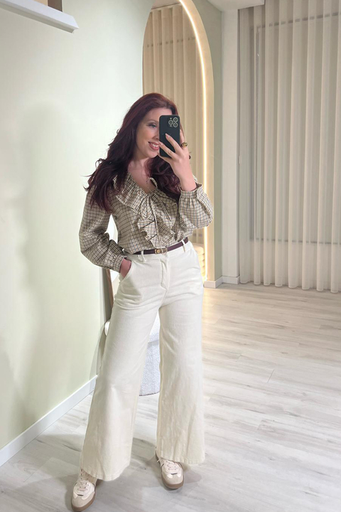 Calça Bombazine Pérola