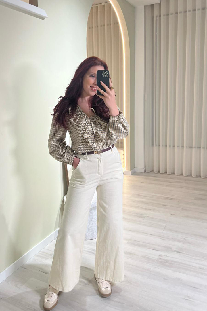 Calça Bombazine Pérola