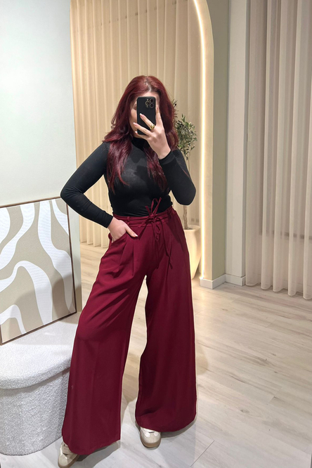 Pantalonas Safira Bordeaux