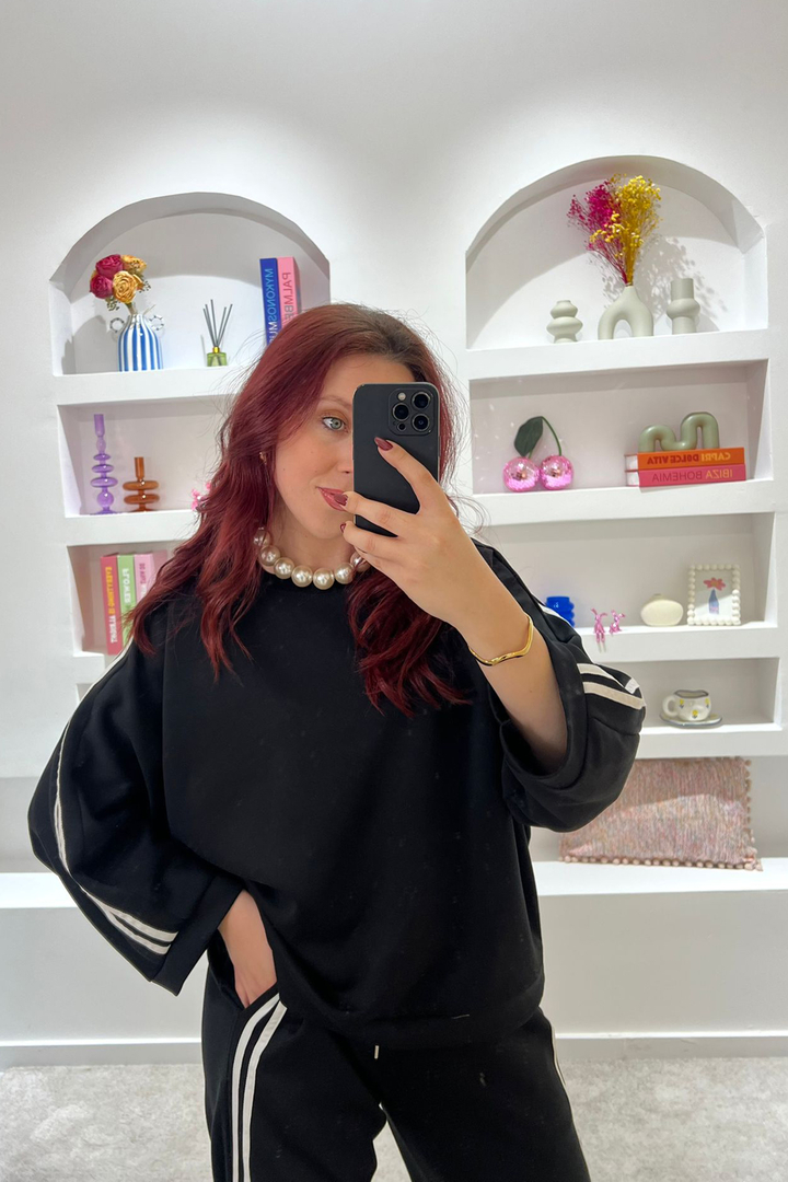 Conjunto Inspiração Adidas Preto