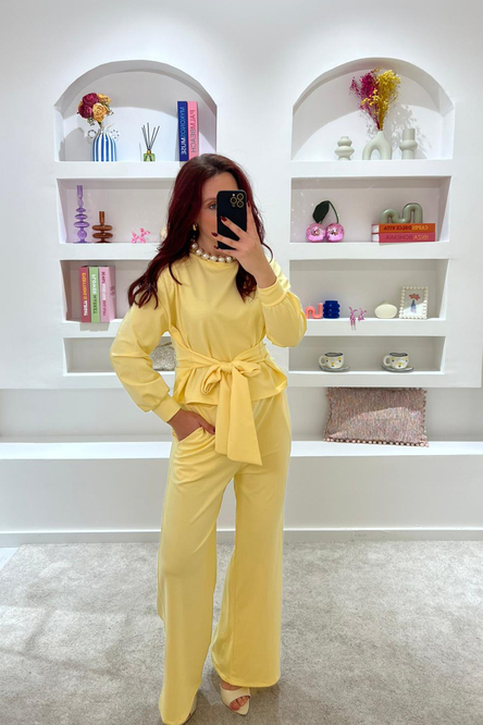Conjunto Laçarote Amarelo