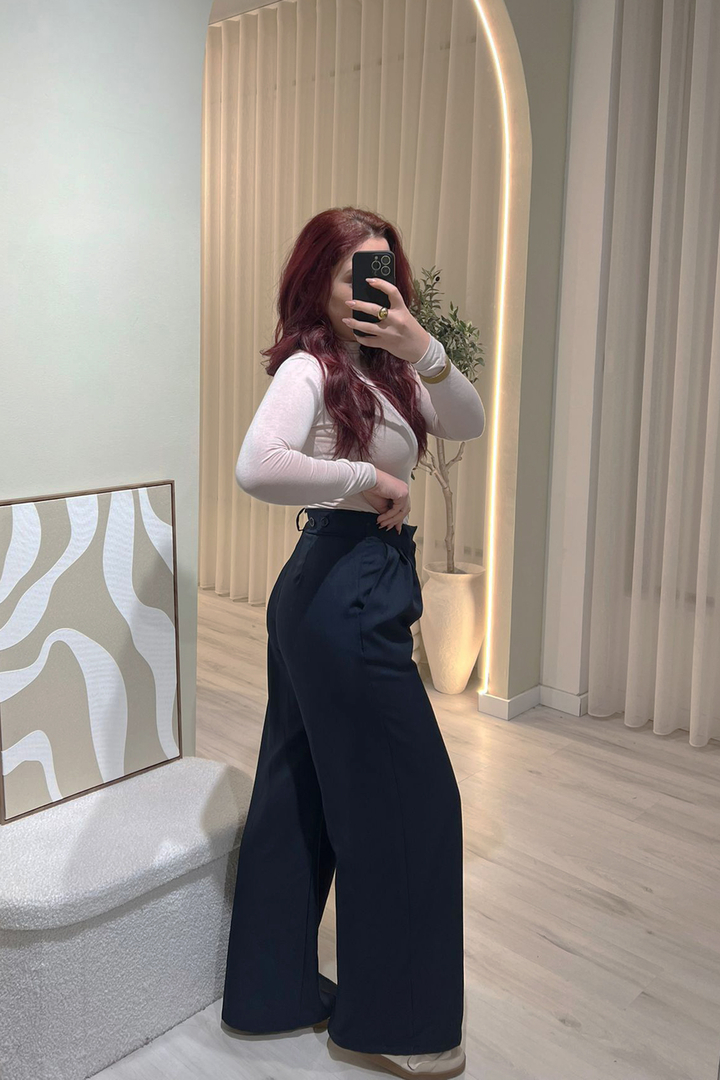 Calças Elegance Azuis