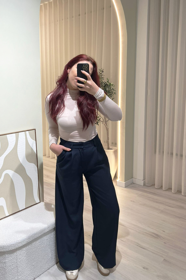 Calças Elegance Azuis