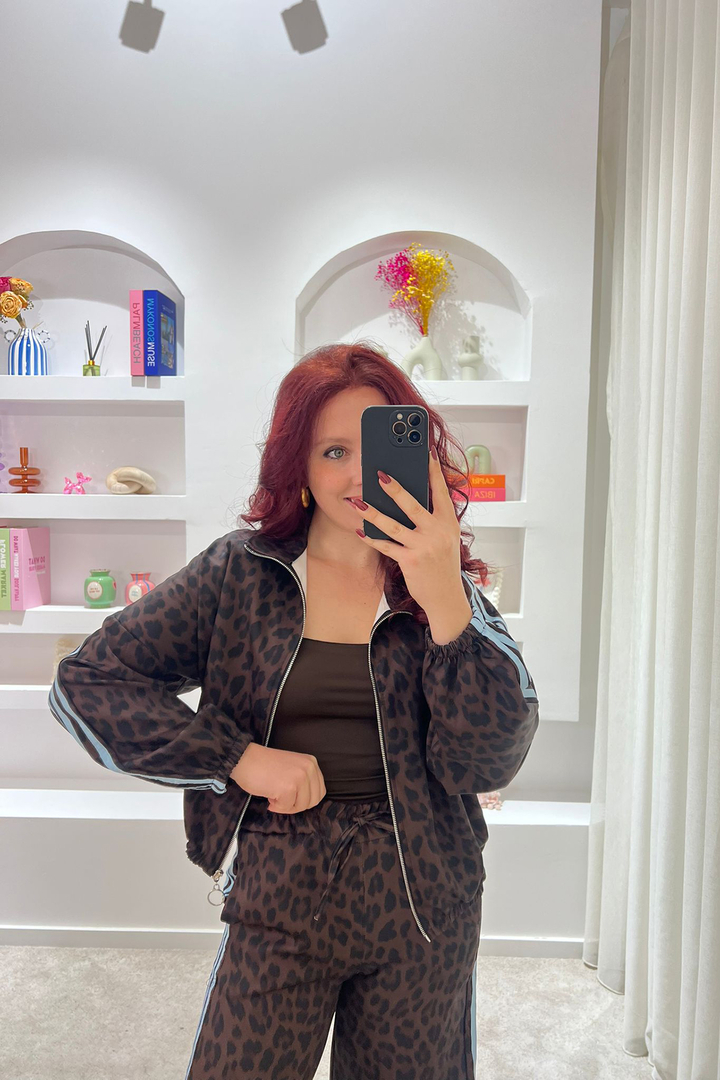 Conjunto Animal Print Inspiração Azul