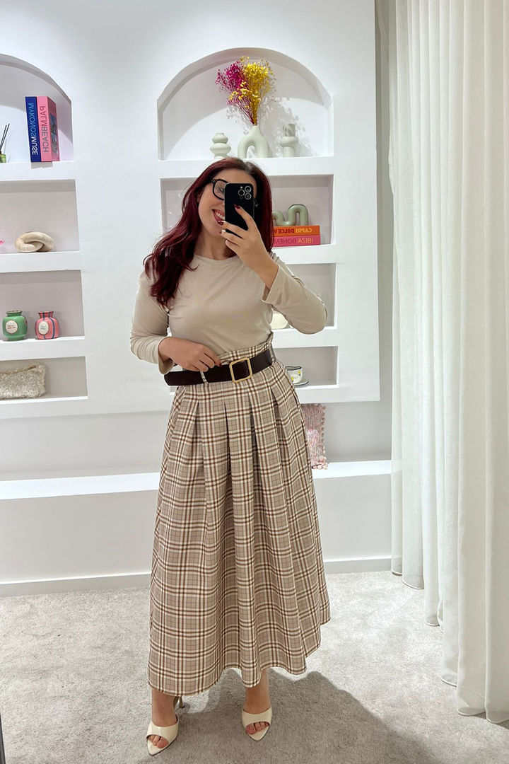 Vestido Jerez Bege 