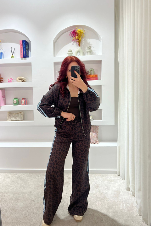 Conjunto Animal Print Inspiração Azul