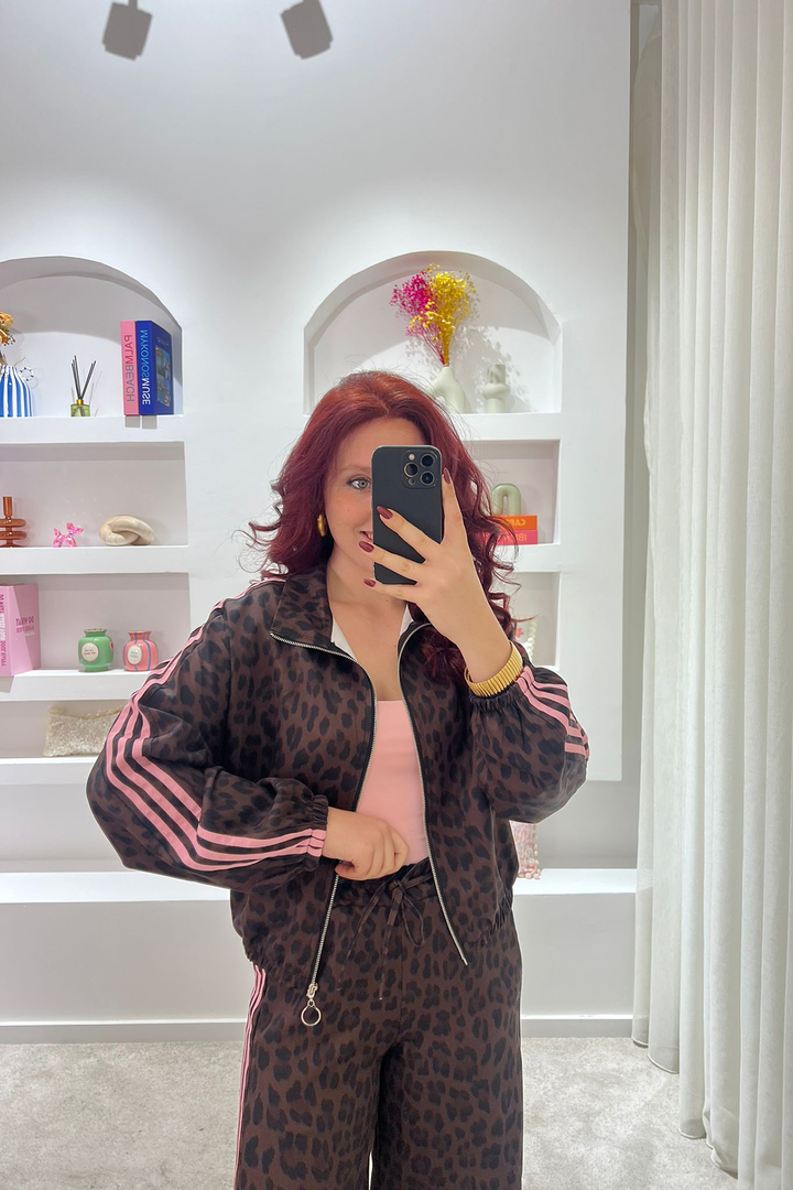 Conjunto Animal Print Inspiração Rosa