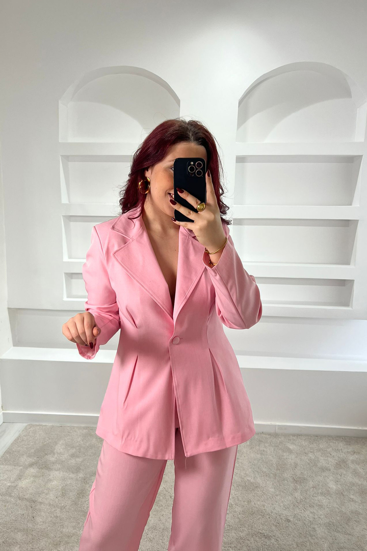 Conjunto Rosa Cintado