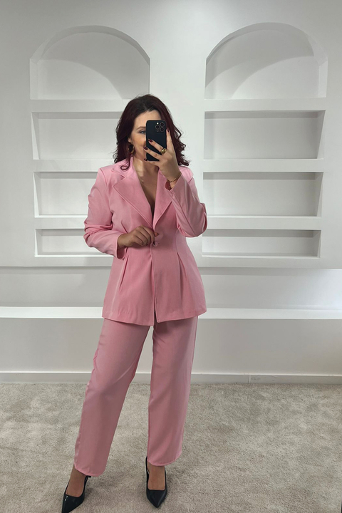 Conjunto Rosa Cintado