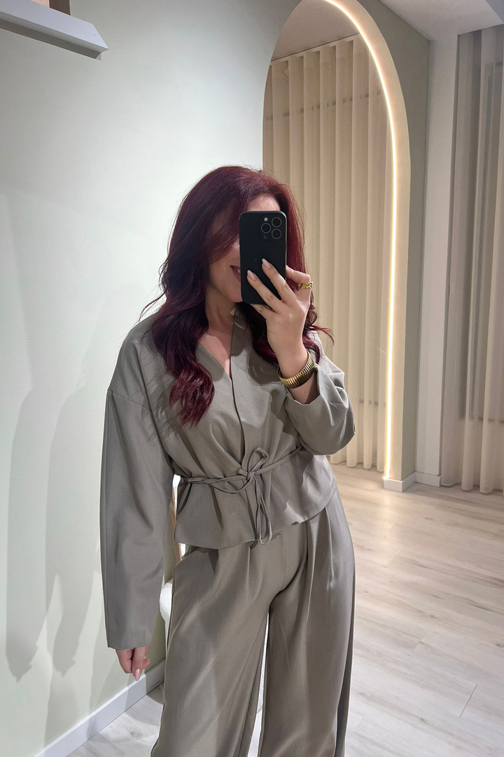 Conjunto Anaísa Cinza