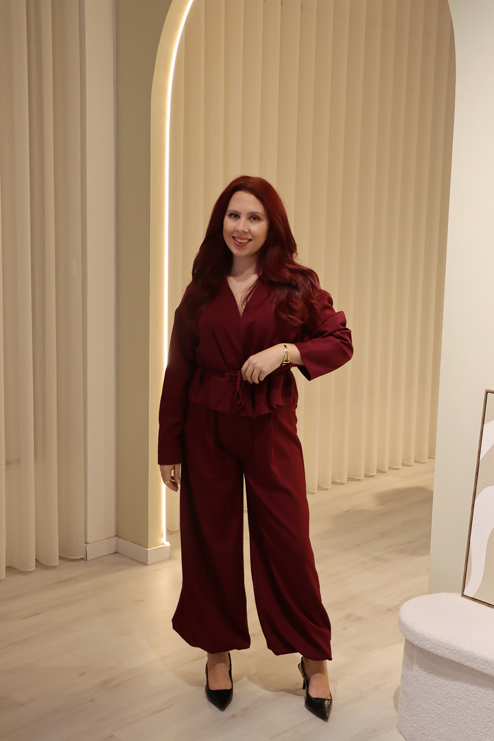 Conjunto Anaísa Bordeaux