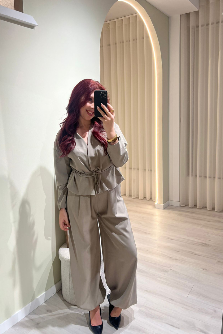 Conjunto Anaísa Cinza