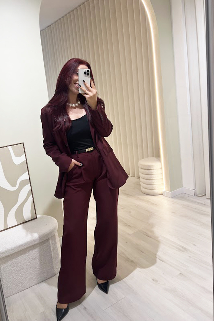 Fato Bordeaux Noiré