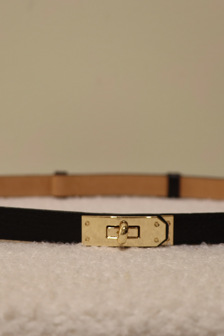 Cinto Inspiração Hermès Preto