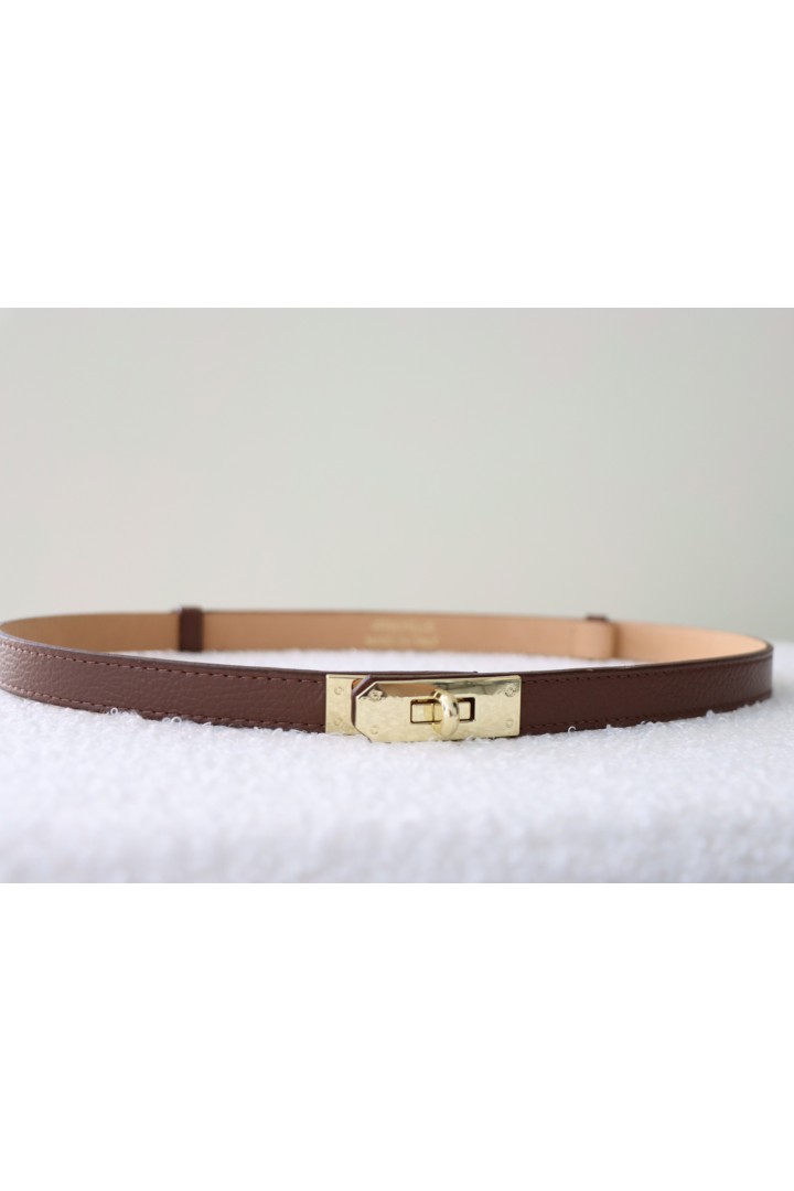 Cinto Inspiração Hermès (Castanho)