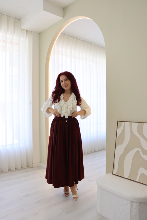 Saia Comprida Bordeaux