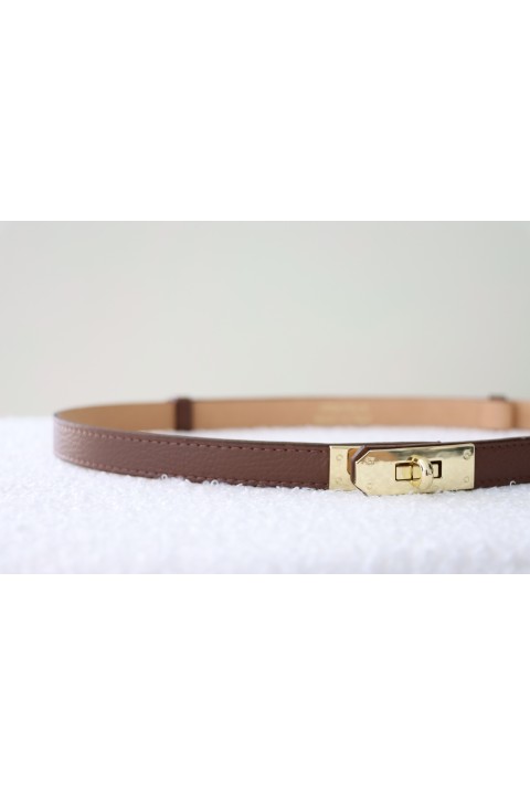 Cinto Inspiração Hermès (Castanho)