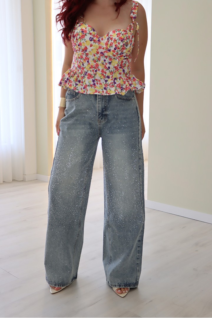 Calças Jeans Brilhos