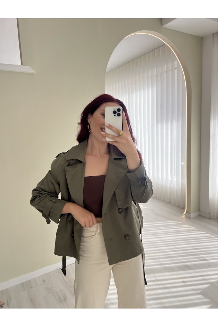 Gabardina Curta