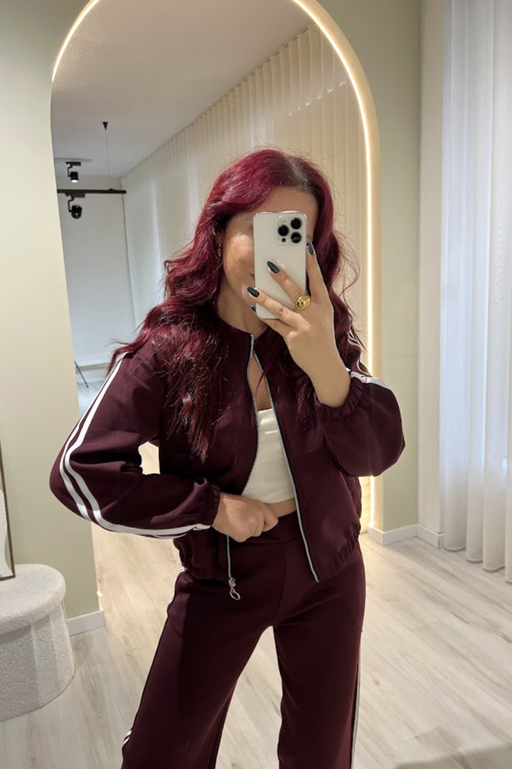 Conjunto Comfy Bordeaux