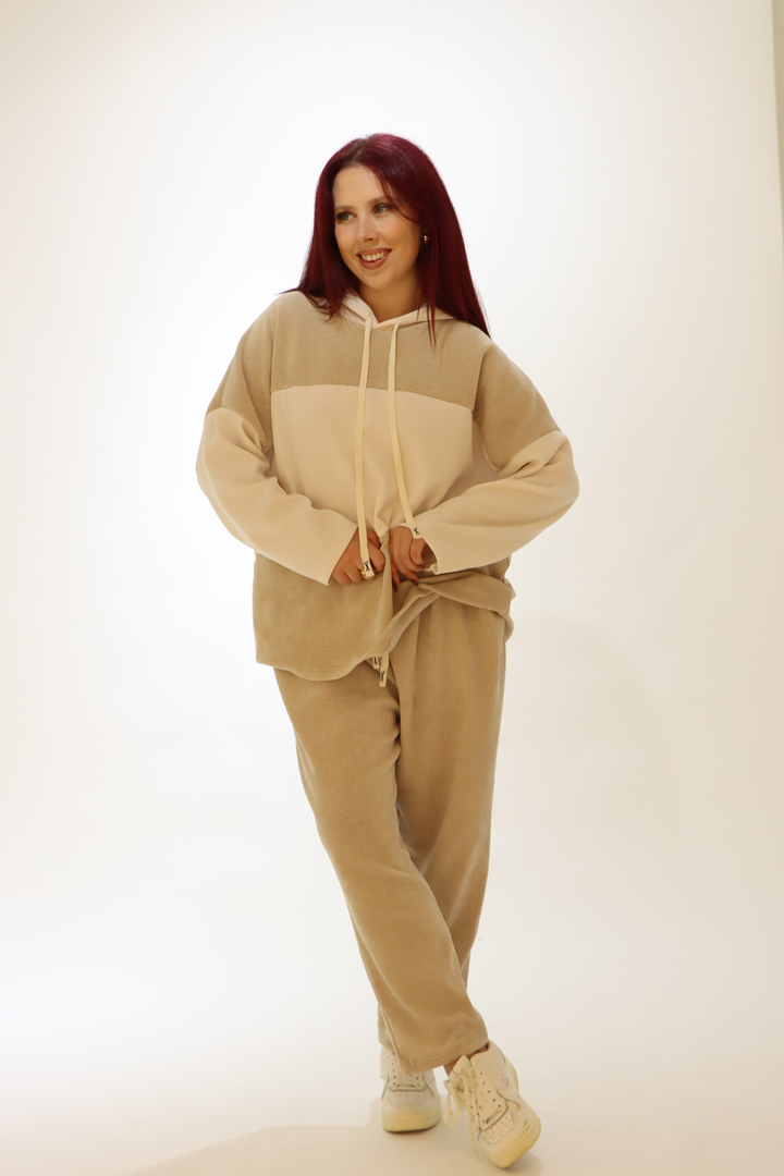 Fato de Treino Bombazine Bege