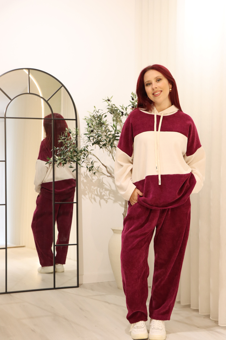 Fato de Treino Bombazine Beringela 