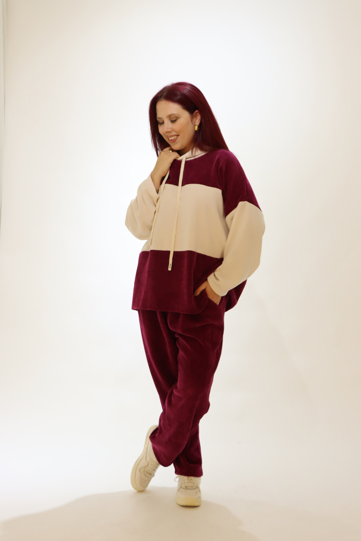 Fato de Treino Bombazine Beringela 